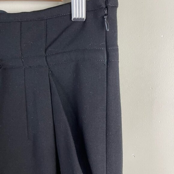 Paige denim black high rise pleated ponte knit tapered pants size 27 - Picture 5 of 11